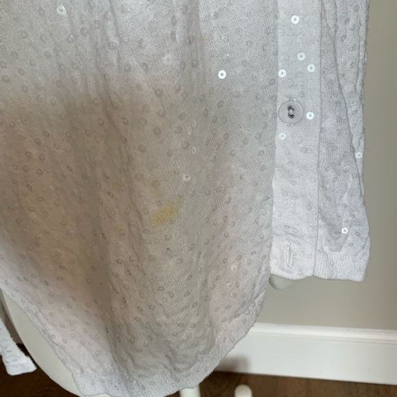 Minnie Rose sequin cardigan sweater - Picture 4 of 10